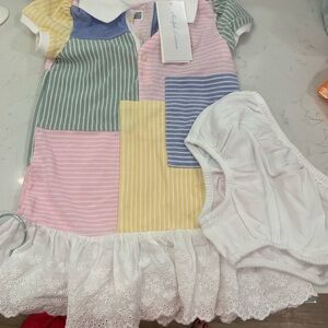 Baby Girl Ralph Lauren dress with bloomers -so pretty! NWT